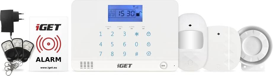 iGET SECURITY M3B bezdrátový GSM alarm