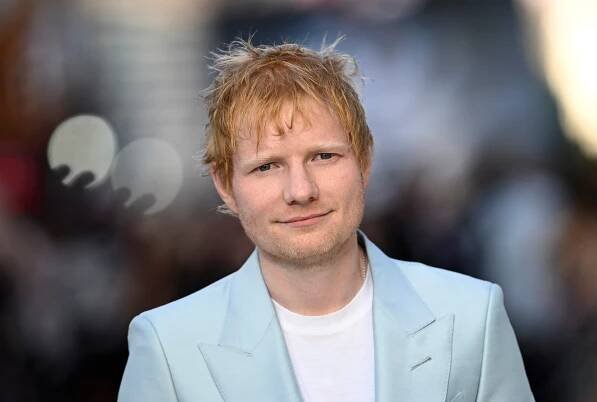 Ed Sheeran at a premiere.