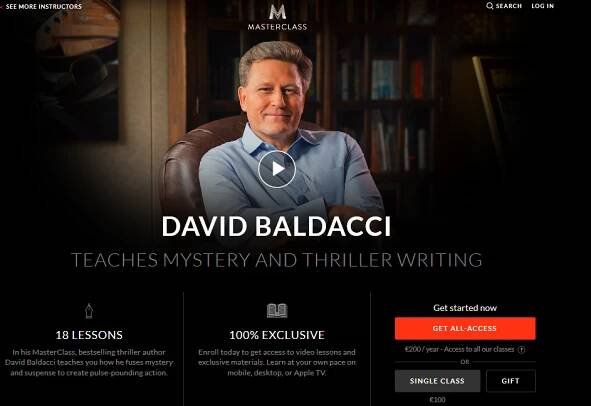 David Baldacci Masterclass Review