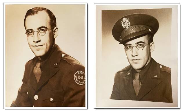 Joseph Harold Ream - WWII Europe CBS Letter - 1945