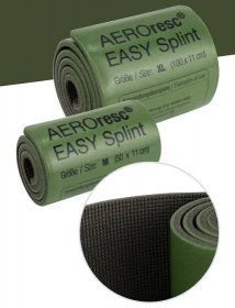AEROresc® - EASY Splint - tvarovatelná dlaha  XL - armádní zelená