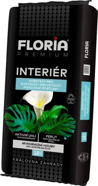 FLORIA PREMIUM Substrát INTERIÉR 18 l