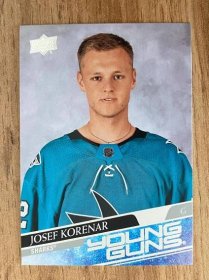 Josef Korenar UD YOUNG GUNS - Hokejové karty