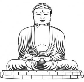 Buddha omalovánky k vytisknutí a online