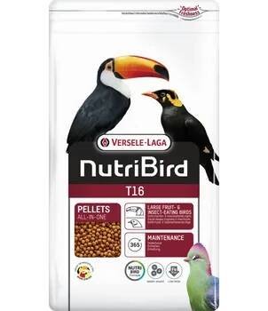 VERSELE-LAGA Granule NutriBird T16 Original 10 kg pro velké ovocnožravé druhy páků , turaka a tukany