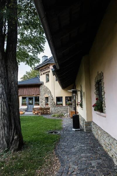 Budova, kde se penzion nachází
