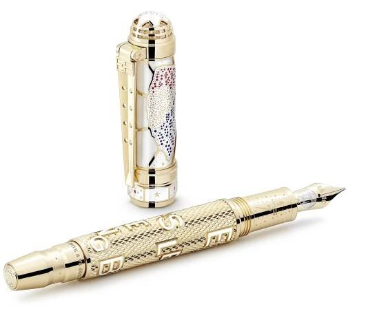 Pocta králi rokenrolu v kolekci psacích per Montblanc