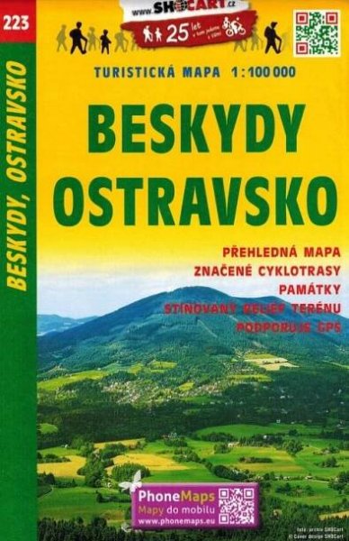 CT100 223 Beskydy, Ostravsko Kolektivní práce Médium papírová kniha