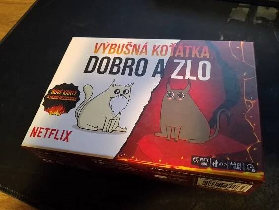 Karetní hra Výbušná koťátka - Dobro a zlo - Xzone.cz