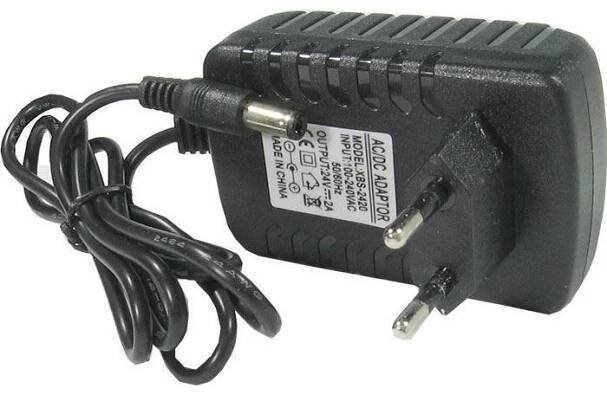 Napájecí adaptér, síťový adaptér 24V/2A spínaný, XBS-2420, koncovka 5,5x2,1mm