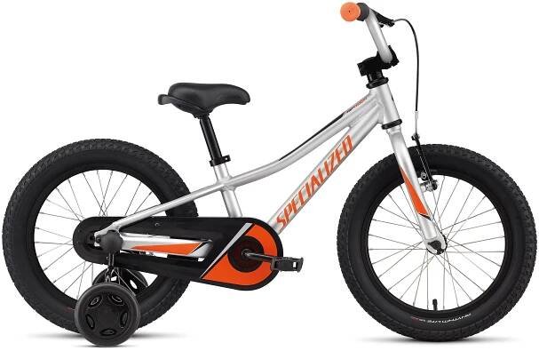 Dětské kolo Specialized Riprock Coaster 16 - light silver/moto orange/black  - Ski a Bike Centrum Radotín