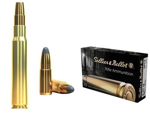 Puškové náboje 8 x 57 JS SPCE, 196 gr, 20 ks, Sellier & Bellot