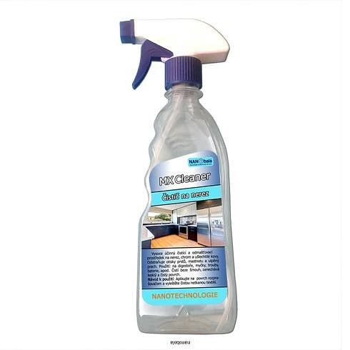 Čistič na nerez, mosaz, chrom MX Cleaner 500ml
