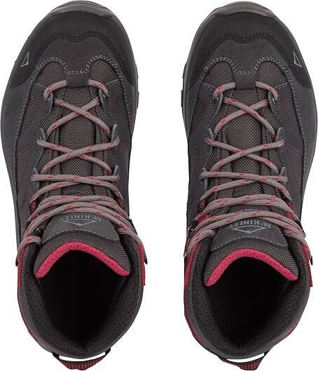 Dámské trekové boty McKinley Discover II Mid A W 348016917/303291-901 - anthracite/dark red - Sportovna