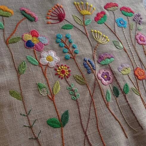Flower Design 21 | Riscos Para Bordar, Bordados A Mão в 2025 г | Вышивка и стегание, Дизайны вышивки, Вышивальные машины