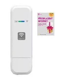 Bezdrátový USB LTE WiFi modem/router 4G pro SIM kartu, rychlost 150Mbps, USB Modem, včetně datové SIM karty