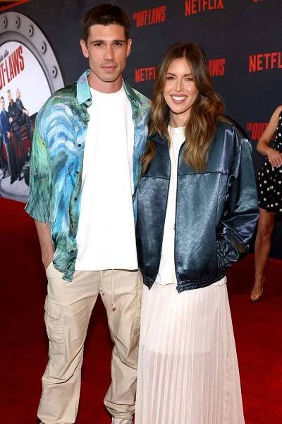 Tanner Novlan and Kayla Ewell attend Netflix's Special Screening of 