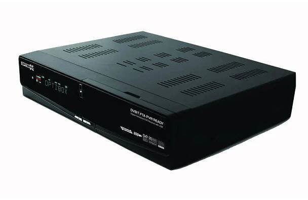 Optibox DVB-T FTA PVR Ready přední panel