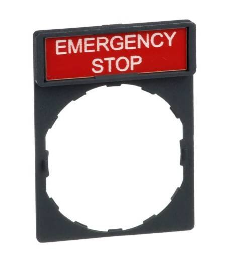 SCHNEIDER Štítek ZBY-2330 (EMERGENCY STOP)