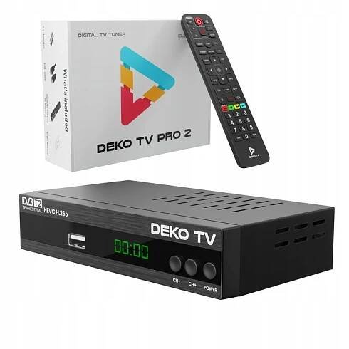 Tuner DVB-T2 DekoTV H.265 PRO2