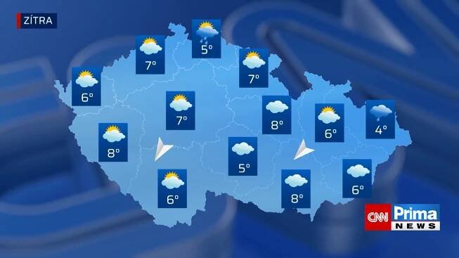 Počasí 21. 4. 2024