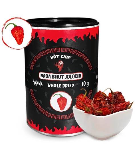 Naga Bhut Jolokia sušené papričky 10 g
