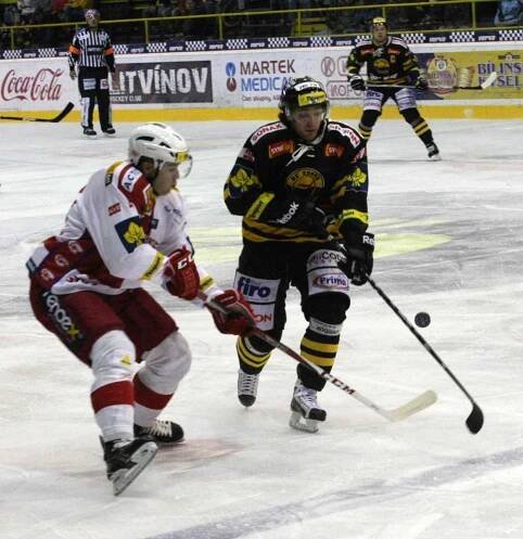 Hokejisté HC Verva Litvínov rozstříleli doma Slávii Praha 4:2