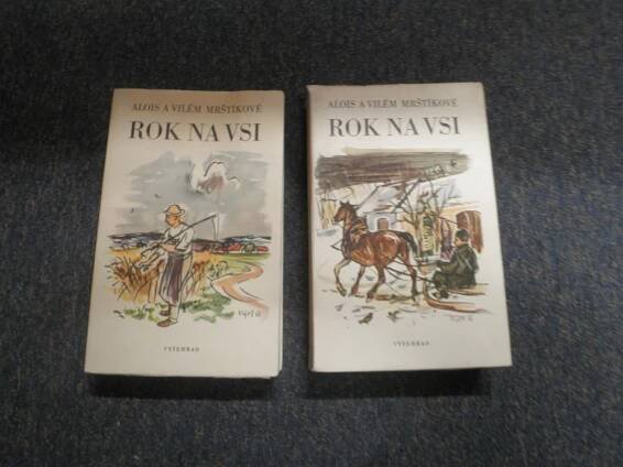 Mrštík, Alois: Rok na vsi : kronika moravské dědiny. sv. 1-2, 1950 - Antikvariát Přelouč