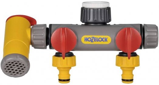 Hozelock 2250 0000 FLOWMAX TM 2cestný rozdělovač 12 - 15 mm (1/2) Ø s regulačním ventilem