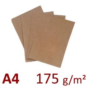 Tvrdý kreativní kraftový papír A4 gramáž 175 g/m2 [1 ks]