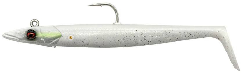 Savage Gear Gumová Nástraha Sandeel V2 Sinking White Pearl Silver 2+1