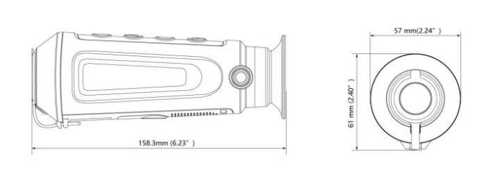 Termovizní monokulár Hikvision Lynx LC06 Hikmicro