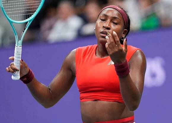 Coco Gauff at the US Open.