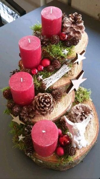 DIY Christmas Tree Centerpiece