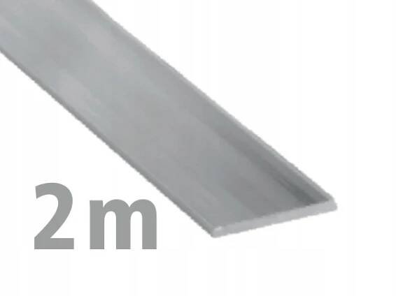 Hliníkový plochý plot 15x2 mm – 2 m
