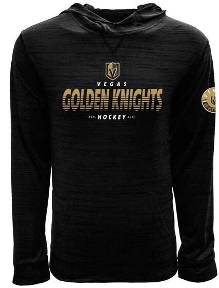 Vegas Golden Knights pánská mikina s kapucí black Static Hood