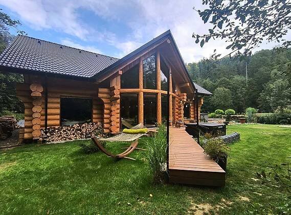 Candian cabin&spa, pronájem srubu Těšíkov - ubytování Jeseníky, 5636