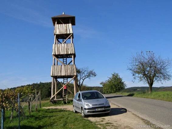 Modrá - rozhledna Židoviny