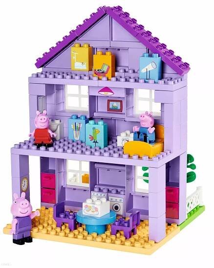 PlayBIG Bloxx 57153 stavebnice Prasátko Pepina Peppa Pig Dům - Kidscompany.cz