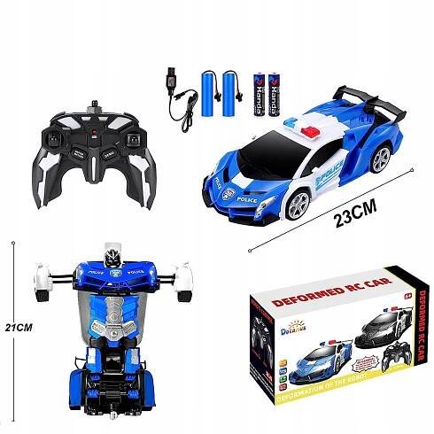 ROBOT NA DÁLKOVÉ OVLÁDÁNÍ 2v1 AUTOBOT TRANSFORMACE RÁDIO + DÁLKOVÉ OVLÁDÁNÍ - Allegro
