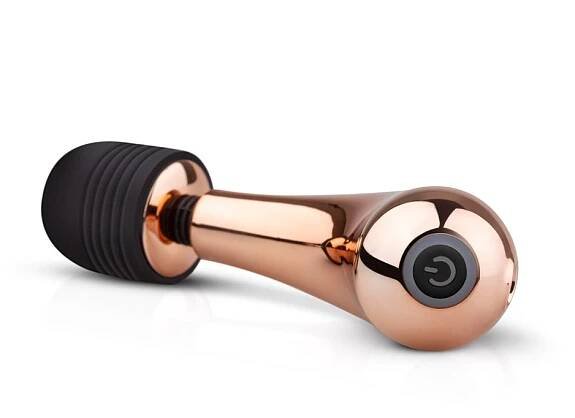 Rosy Gold Nouveau Mini Curve Massager - ROSY GOLD - Masážní hlavice - Vibrátory, PRO ŽENY - Vibrátorek.cz