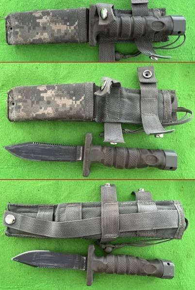 US nůž ONTARIO ASEK SURVIVAL KNIFE, kompletní sada - ZAJÍMAVÝ KUS!!! | Aukro