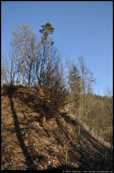 Horní Lhotice – horní hrádek – fotografie / hrady-zriceniny.cz