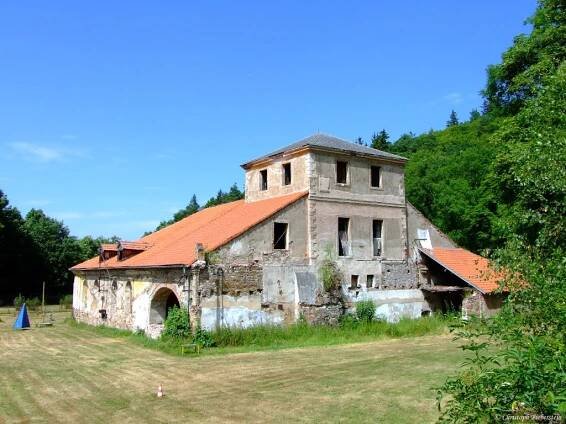 Jince - Vysoká pec "Barbora" (Hochofen "Barbora" in Jinetz)