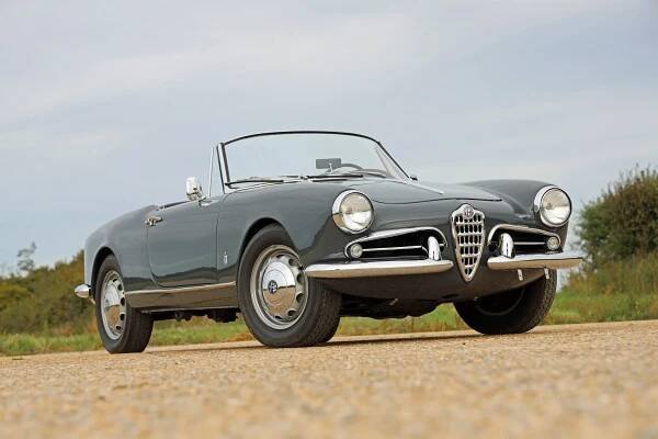 1960 Alfa Romeo Giulietta Spider Veloce — GREENSIDE CARS