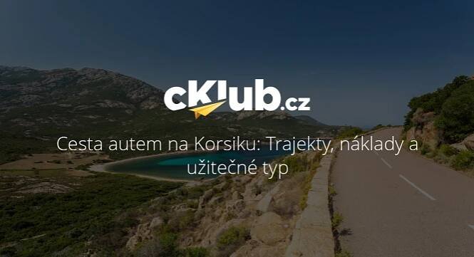 Cesta autem na Korsiku