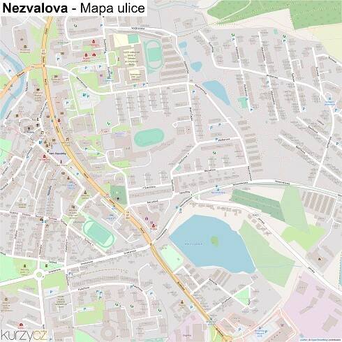 Nezvalova - mapy | Kurzy.cz