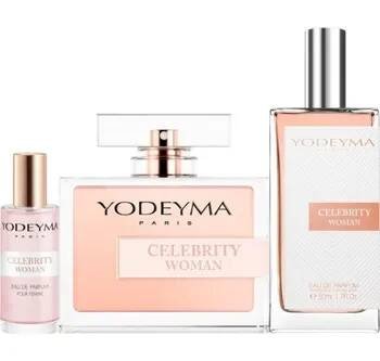 Dámský parfém YODEYMA Paris Celebrity Woman EDP - set 3ks (15ml, 50ml a 100ml)