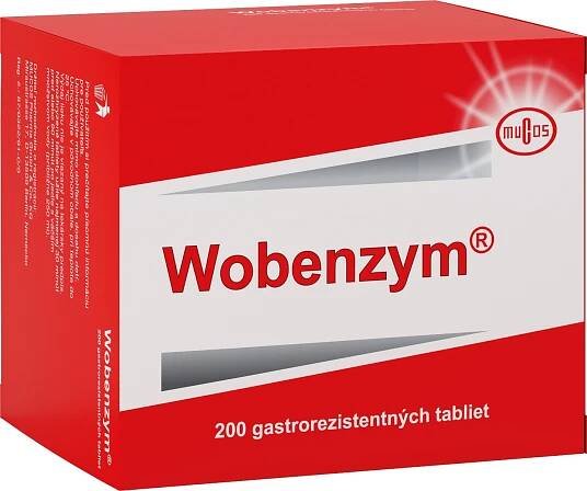 Wobenzym 1×200 tbl - Bačkůrky.eu