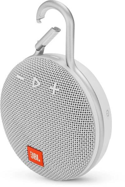 Přenosné reproduktory: JBL Clip 3 Steel White Přenosný reproduktor